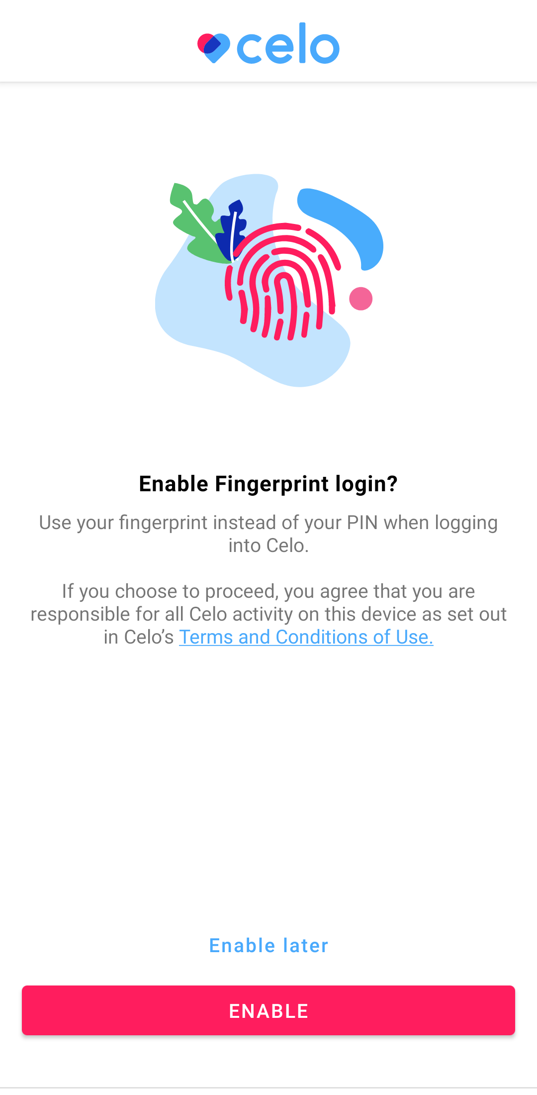 (Android) Sign Up - Fingerprint Login