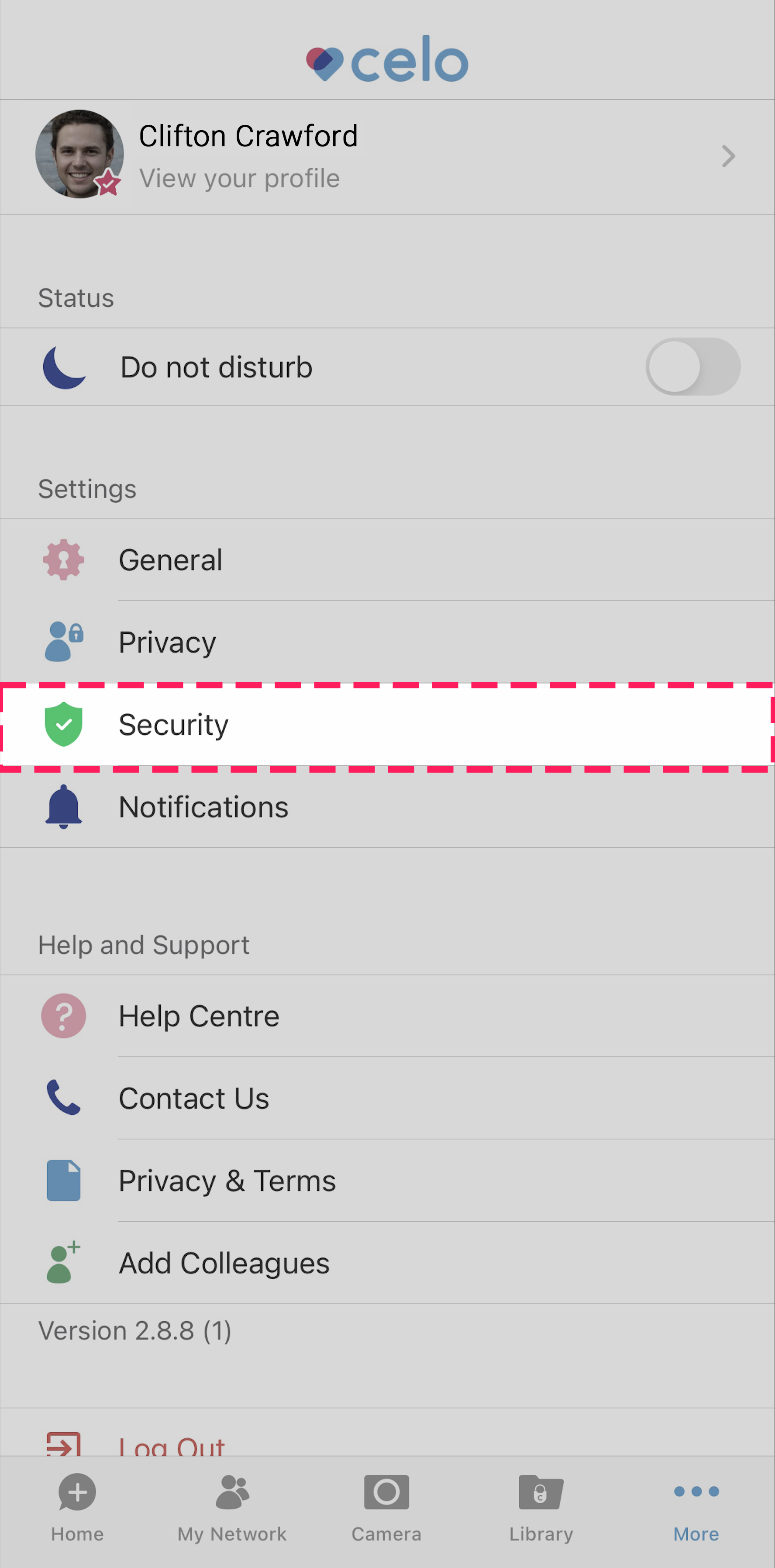 (iOS) Security Button