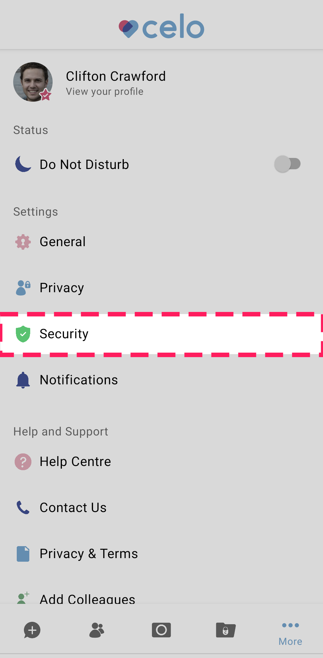 (Android) Security button